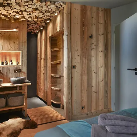 샬레 Les Cerises Jacuzzi, Sauna, Hammam, Cinema 코르동